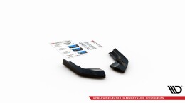 Heck Ansatz Flaps Diffusor V.2 passend für VW Golf R Mk8 schwarz Hochglanz