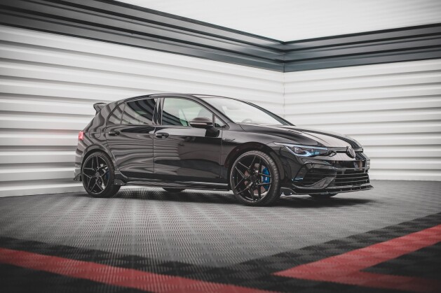Heck Ansatz Flaps Diffusor V.2 + Flaps für VW Golf R Mk8