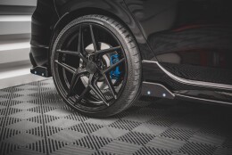 Heck Ansatz Flaps Diffusor V.2 + Flaps für VW Golf R Hatchback Mk8 Facelift