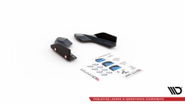 Heck Ansatz Flaps Diffusor V.2 + Flaps für VW Golf R Mk8