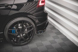 Heck Ansatz Flaps Diffusor V.2 + Flaps passend für VW Golf R Mk8