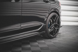Street+ Seitenschweller Leisten V.2 passend für VW Golf R Hatchback Mk8 FL schwarz Hochglanz