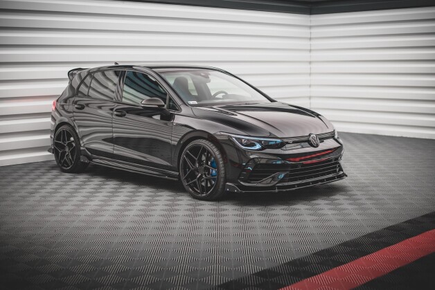 Seitenschweller Ansatz Cup Leisten V.2 passend für + Flaps passend für VW Golf R Mk8