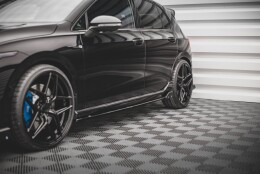 Seitenschweller Ansatz Cup Leisten V.2 passend für + Flaps passend für VW Golf R Mk8