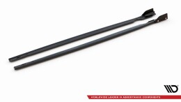Seitenschweller Ansatz Cup Leisten V.2 passend für + Flaps passend für VW Golf R Mk8