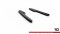 Heck Ansatz Flaps Diffusor V.2 passend für Audi RS6 C8 schwarz Hochglanz