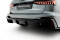 Heck Ansatz Diffusor passend für Audi RS6 C8 schwarz Hochglanz