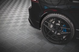 Street Pro Heck Ansatz Flaps Diffusor passend für VW Golf R Mk8 rot
