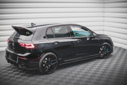 Street Pro Heck Ansatz Flaps Diffusor passend für VW Golf R Mk8 rot