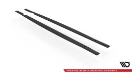 Street Pro Seitenschweller Ansatz Cup Leisten passend für VW Golf R Mk8 SCHWARZ