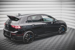 Street Pro Seitenschweller Ansatz Cup Leisten passend für VW Golf R Mk8 rot