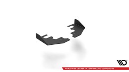 Hintere Seiten Flaps passend für Seat Leon FR Hatchback Mk4 schwarz Hochglanz