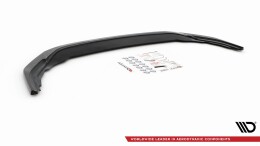 Cup Spoilerlippe Front Ansatz V.3 für VW Golf R Hatchback / Variant  Mk8 schwarz Hochglanz