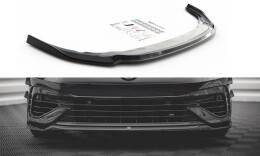 Cup Spoilerlippe Front Ansatz V.6 passend für VW Golf R Mk8 schwarz Hochglanz