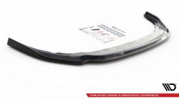 Cup Spoilerlippe Front Ansatz V.6 passend für VW Golf R Mk8 schwarz Hochglanz