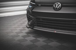 Cup Spoilerlippe Front Ansatz V.6 für VW Golf R Mk8 Carbon Look