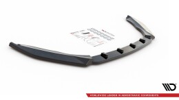 Cup Spoilerlippe Front Ansatz V.3 für Skoda Octavia RS Mk3 schwarz Hochglanz