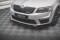 Cup Spoilerlippe Front Ansatz V.3 passend für Skoda Octavia RS Mk3 schwarz Hochglanz