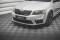 Cup Spoilerlippe Front Ansatz V.4 passend für Skoda Octavia RS Mk3 schwarz Hochglanz