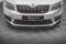 Cup Spoilerlippe Front Ansatz V.4 passend für Skoda Octavia RS Mk3 schwarz Hochglanz