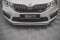 Cup Spoilerlippe Front Ansatz V.1 passend für Skoda Octavia RS Mk3 Facelift schwarz Hochglanz