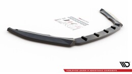 Cup Spoilerlippe Front Ansatz V.2 passend für Skoda Octavia RS Mk3 Facelift schwarz Hochglanz