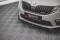 Cup Spoilerlippe Front Ansatz V.2 passend für Skoda Octavia RS Mk3 Facelift schwarz Hochglanz