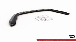 Cup Spoilerlippe Front Ansatz V.3 passend für Skoda Octavia RS Mk3 Facelift schwarz Hochglanz