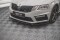 Cup Spoilerlippe Front Ansatz V.3 passend für Skoda Octavia RS Mk3 Facelift schwarz Hochglanz