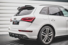 Heck Spoiler Aufsatz Abrisskante für Audi SQ5 / Q5 S-Line Mk1 (8R) schwarz Hochglanz