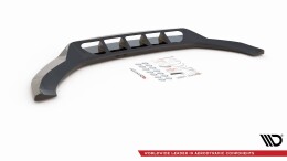Cup Spoilerlippe Front Ansatz passend für Audi SQ5 Mk1 (8R) schwarz Hochglanz