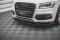 Cup Spoilerlippe Front Ansatz für Audi SQ5 Mk1 (8R) schwarz Hochglanz