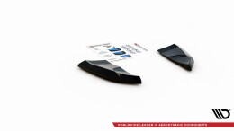 Heck Ansatz Flaps Diffusor passend für Audi SQ5 Mk1 (8R) schwarz Hochglanz