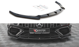 Cup Spoilerlippe Front Ansatz V.2 passend für Mercedes-AMG CLA 45 Aero C118 schwarz Hochglanz