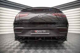 Mittlerer Cup Diffusor Heck Ansatz DTM Look für Mercedes-AMG GLE Coupe C167 schwarz Hochglanz