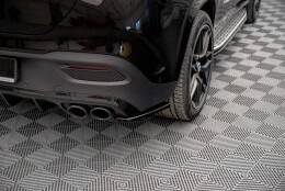 Heck Ansatz Flaps Diffusor passend für Mercedes-AMG GLE 53 Coupe C167 / C167 Facelift schwarz Hochglanz