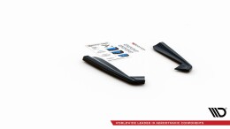 Heck Ansatz Flaps Diffusor passend für Mercedes-AMG GLE 53 Coupe C167 / C167 Facelift schwarz Hochglanz
