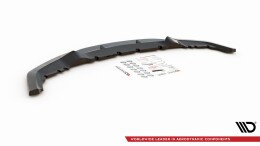 Cup Spoilerlippe Front Ansatz V.2 passend für BMW M2 F87 schwarz Hochglanz