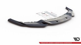 Cup Spoilerlippe Front Ansatz V.3 passend für BMW M2 F87 schwarz Hochglanz