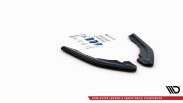 Heck Ansatz Flaps Diffusor V.2 passend für BMW M2 F87 schwarz Hochglanz