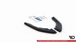 Heck Ansatz Flaps Diffusor V.3 passend für BMW M2 F87 schwarz Hochglanz