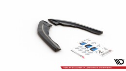 Heck Ansatz Flaps Diffusor V.3 passend für BMW M2 F87 schwarz Hochglanz