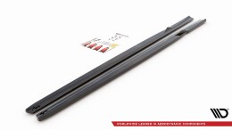 Seitenschweller Ansatz Cup Leisten V.2 passend für BMW M2 F87 Carbon Look