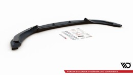 Cup Spoilerlippe Front Ansatz passend für BMW M4 F82 schwarz Hochglanz