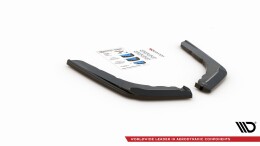Heck Ansatz Flaps Diffusor V.2 passend für BMW M4 F82 schwarz Hochglanz
