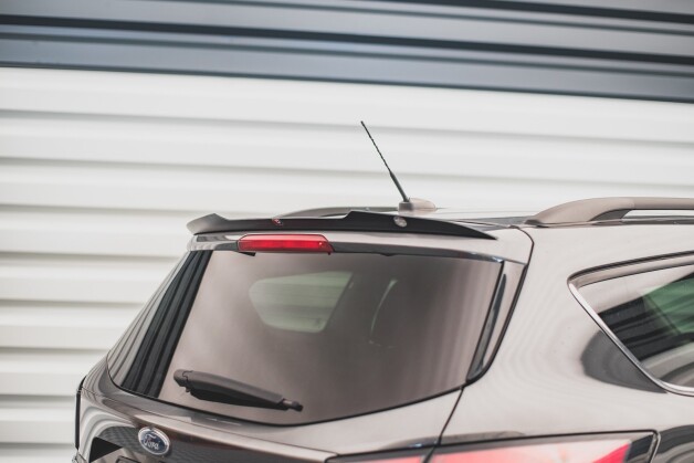Heck Spoiler Aufsatz Abrisskante passend für Ford Escape Mk3 schwarz Hochglanz