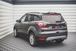 Heck Spoiler Aufsatz Abrisskante passend für Ford Escape Mk3 schwarz Hochglanz