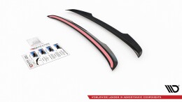 Heck Spoiler Aufsatz Abrisskante passend für Ford Escape Mk3 schwarz Hochglanz