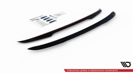 Heck Spoiler Aufsatz Abrisskante passend für Ford Escape Mk3 schwarz Hochglanz