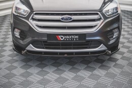 Cup Spoilerlippe Front Ansatz passend für Ford Escape Mk3 schwarz Hochglanz